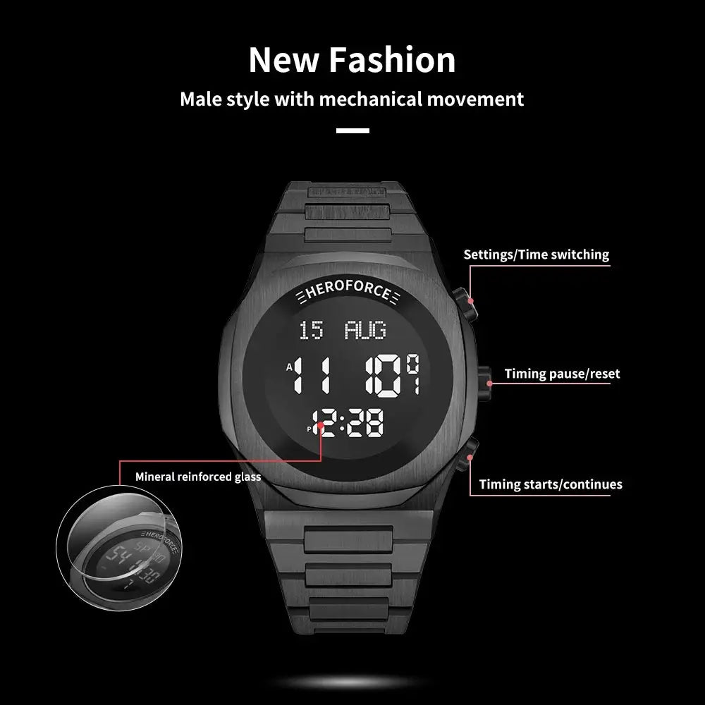Heroforce Digital Chrono Watch — product image 3