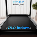 Foldable Fifteen Percent Incline Treadmill 3HP Motor For Home Use
