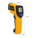 Infrared Thermometer: Accurate Temperature Pyrometer LCD Display