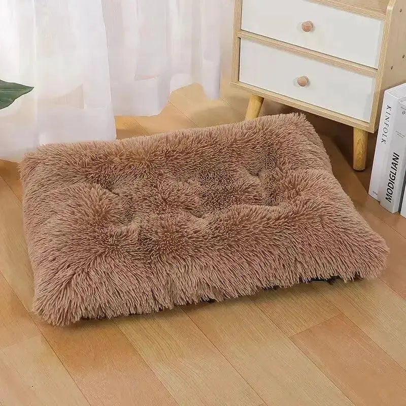 Plush Anti Anxiety Dog Bed For Large Dogs Cozy Mat