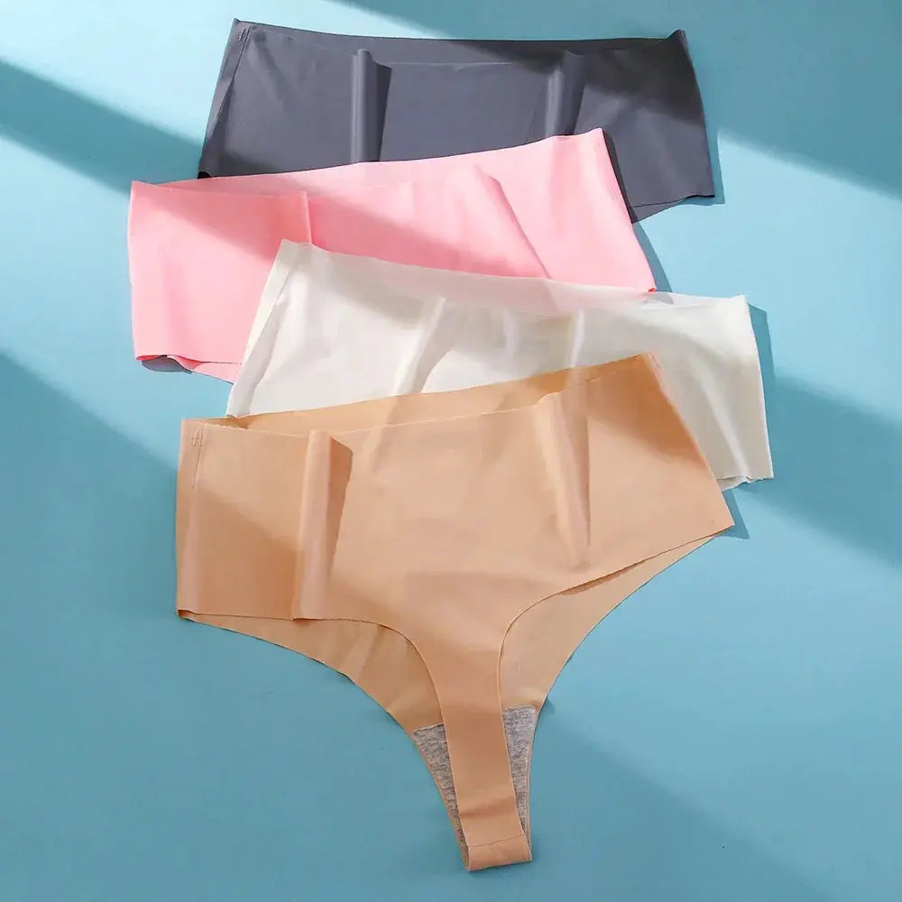 High Rise G String Panties Womens Soft Elasticity Lingerie