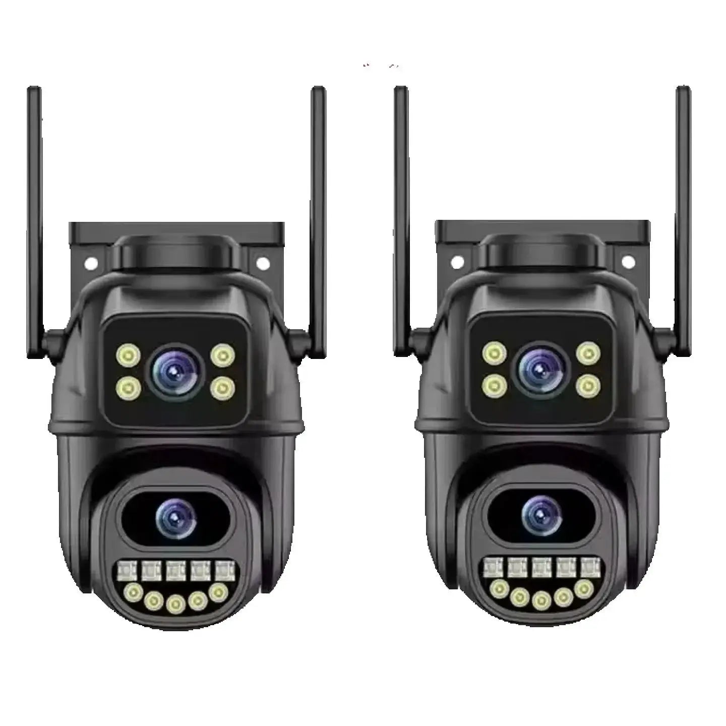 4K 8MP WiFi Surveillance Camera - AI Human Detection with Dual Lens - stepyours.com
