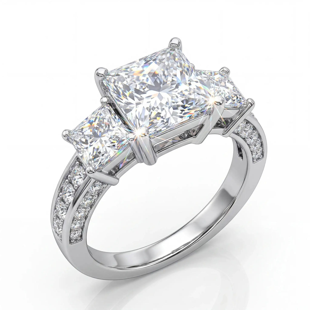 Princess Cut Moissanite Ring — product image 6