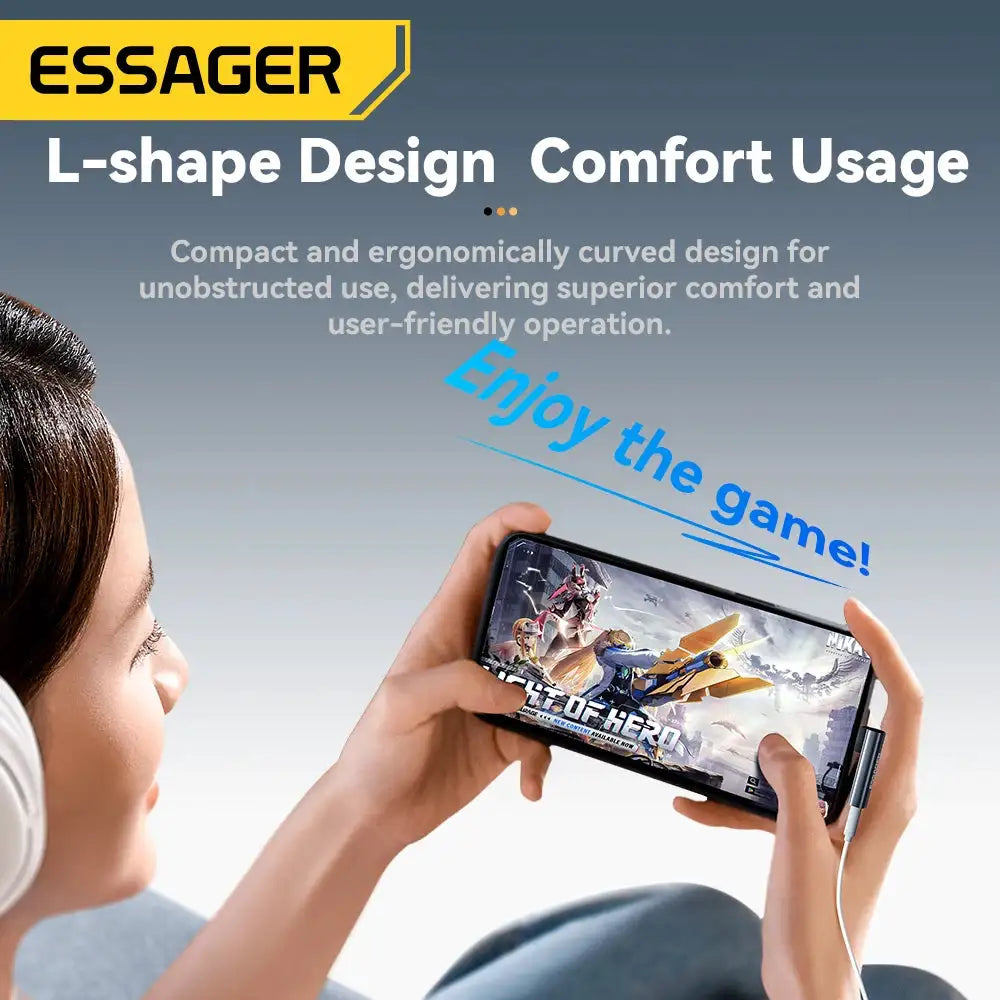 Essager Type C Audio Adapter - Lossless Sound