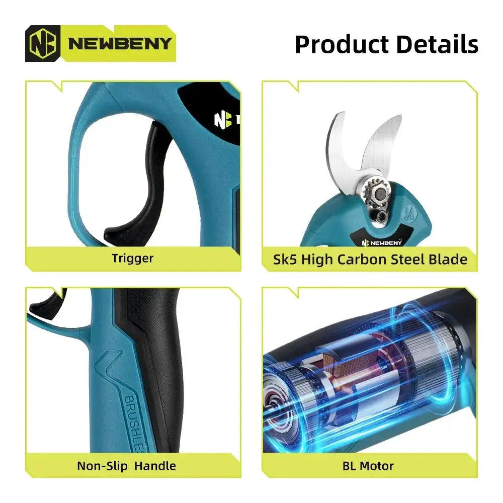 Yofidra 30mm Brushless Pruning Shears For Makita 18V