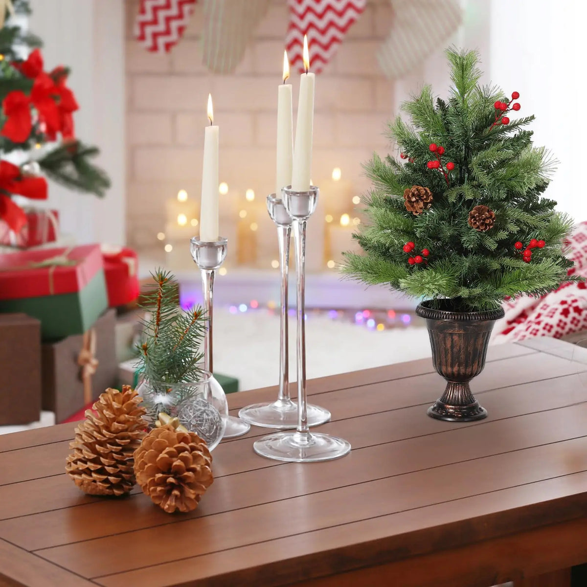 Mini Artificial Festive Decor