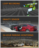 1080P Dash Cam For Drivers Front Cabin Wide Angle Recording
