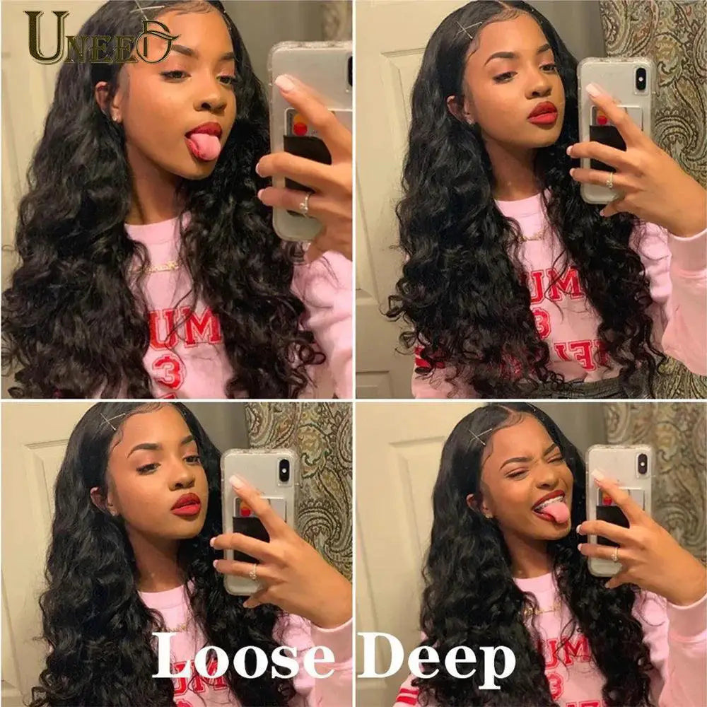 Peruvian Loose Deep Wave Hair Extensions Effortless Volume