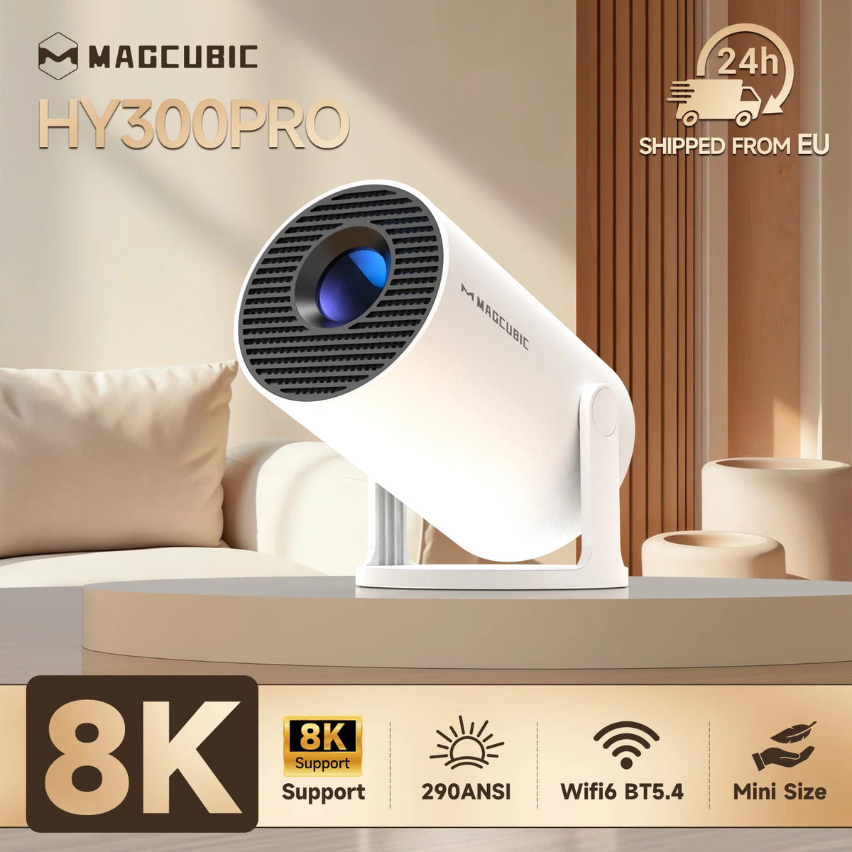Magcubic Allwinner Smart Projector with Android — product view 1