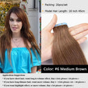 Fine Hair Transformation Seamless Skin Weft Tape Extensions