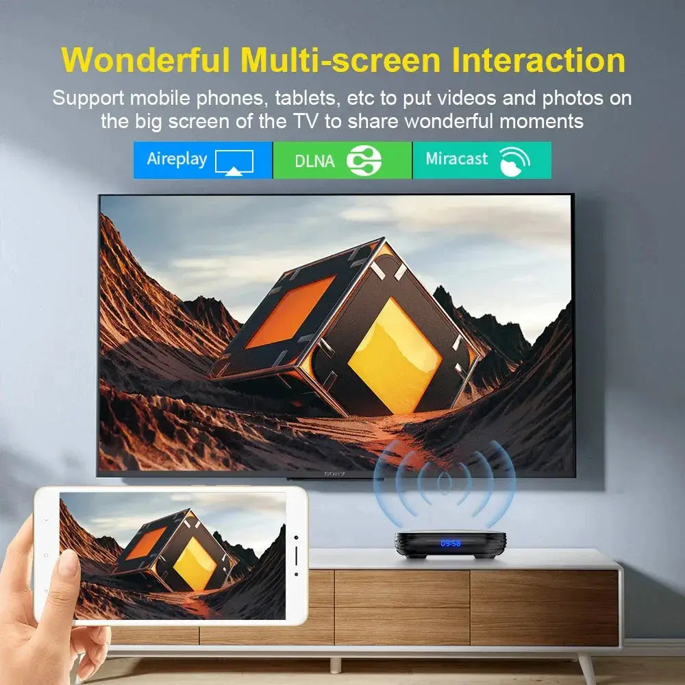 Transpeed Android 12 TV Box Allwinner H618 Dual Wifi 32G 64G