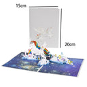 3D Animals Pop-up Cards: Butterflies, Unicorns, Cats Gifts
