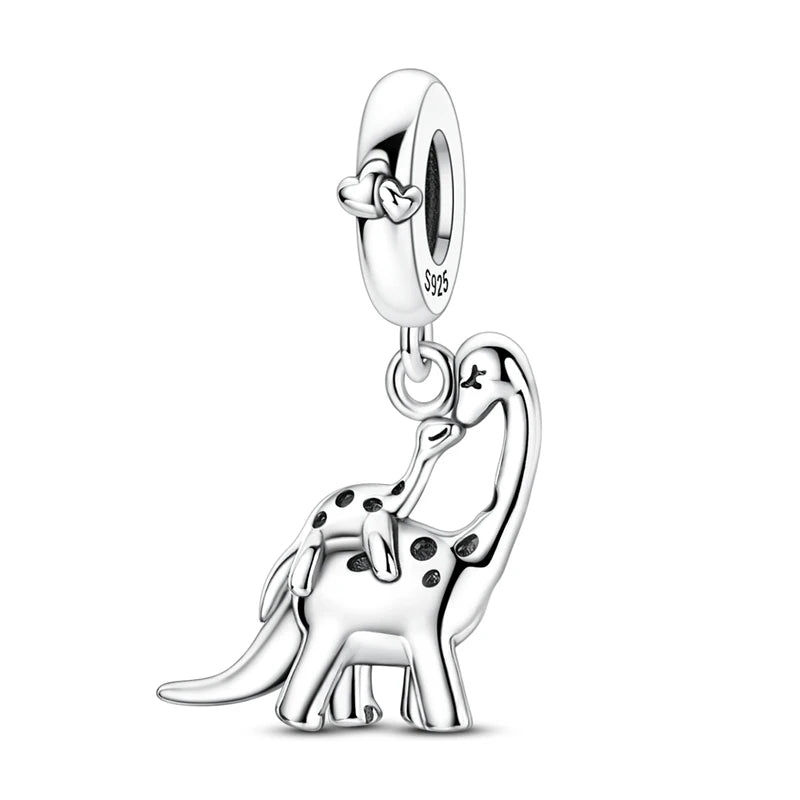 Sterling Silver Fire Dragon T-rex