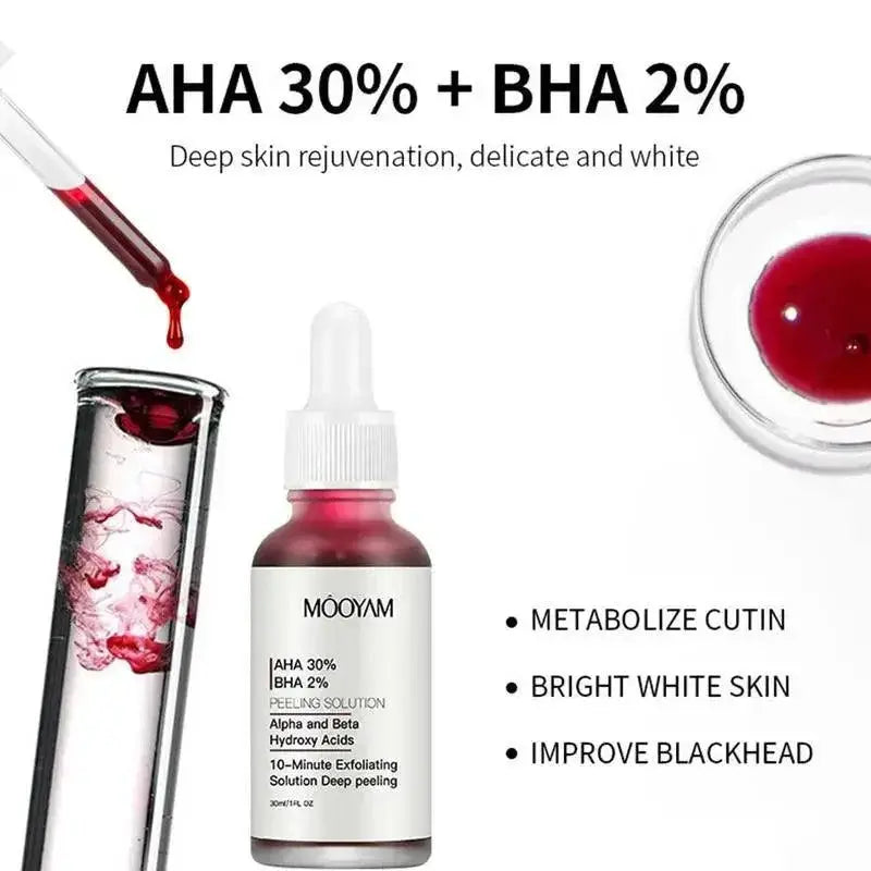 New Face Peeling Solution AHA 30 Percent BHA 2 Percent Serum
