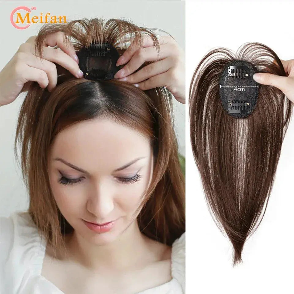 Meifan Clip-In Bangs Extension For Effortless Style Upgrade