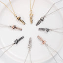 Fashion Hugging Necklace Jewelry Choker Hug Pendant Chain