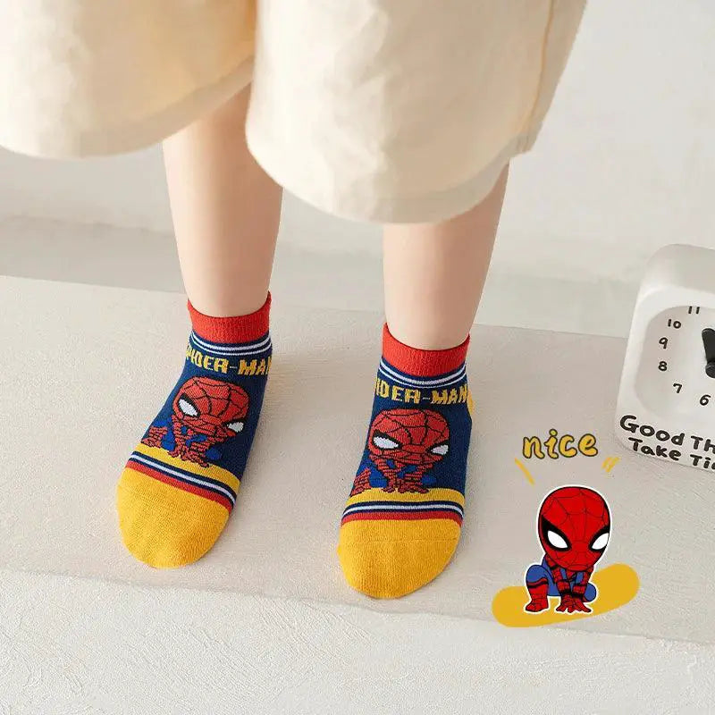 Heroic Adventures Boys Superhero Sock Set 5 Pairs Bundle