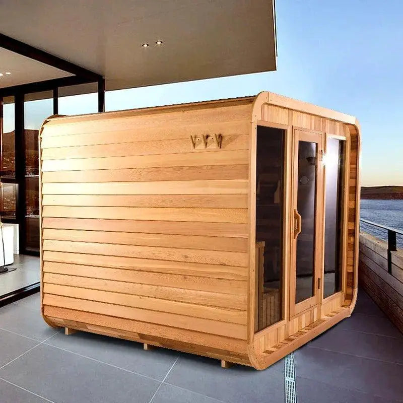 Luxury Outdoor Steam Sauna for Home Wellness Backyard Spa