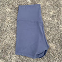 Plus Size High Waist Yoga Shorts - Stretchy