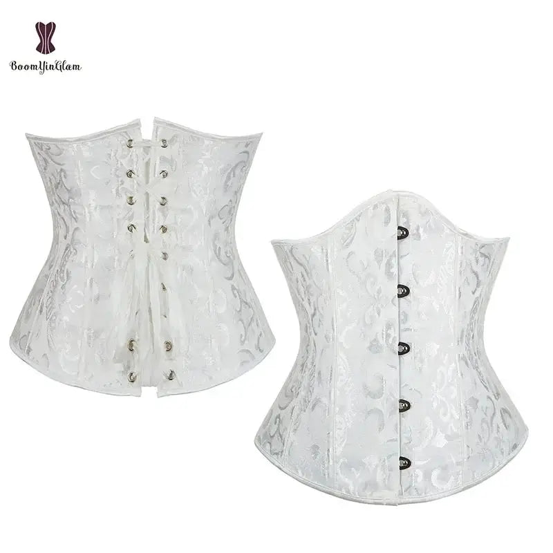 Jacquard Waist Shaper Bodysuit for Women Comfort Corset