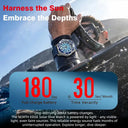 Men Luxury Solar Powered Dive Watch