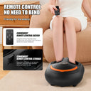 Foot Massager Roller Kneading Rhythmic Full Wrap Airbag Intelligent Hand Control Four Modes Five Levels of Strength