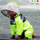 Dog Raincoat with Hoodie Waterproof Pet Clothes for Dogs
