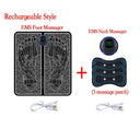 Electric EMS Foot Massager Pad Portable EMS Muscle Stimulation Massage Mat Relief Pain Relax Feet Slimming Shaping