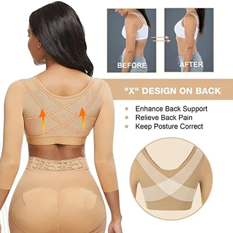 Slimming Arm Shaper Tops For Women Compression Shapewear