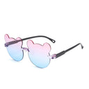 Adorable Cartoon Bear Sunglasses for Kids UV400 Protection