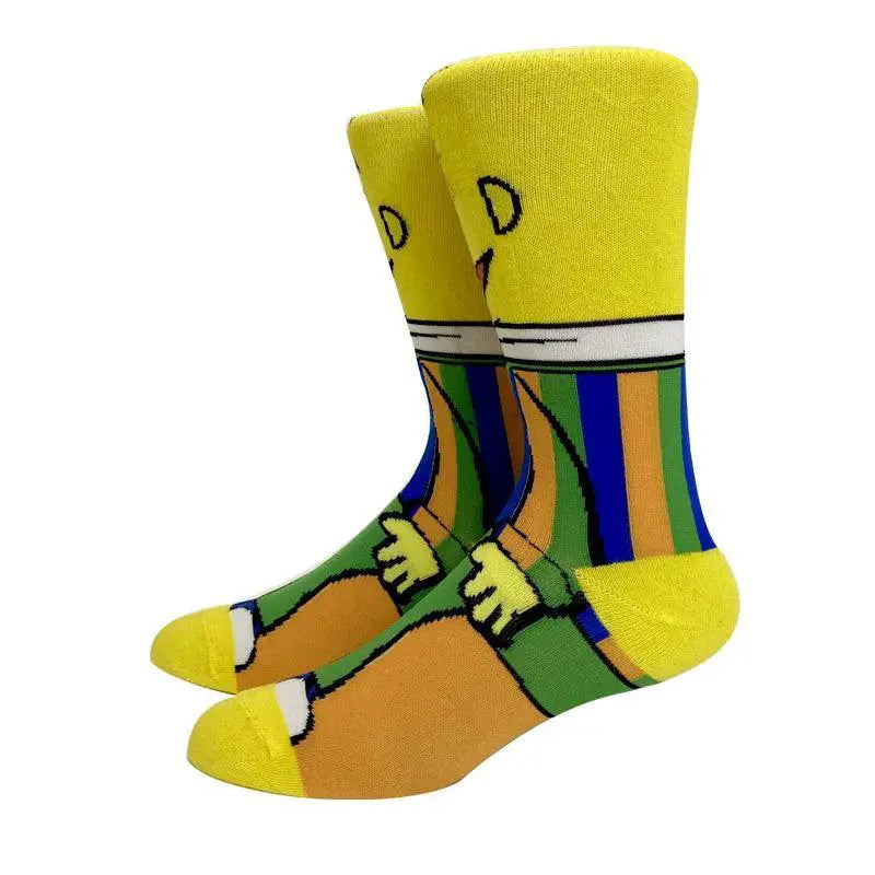 Couples Anime Knee High Socks Hip Hop Harajuku Lum Design