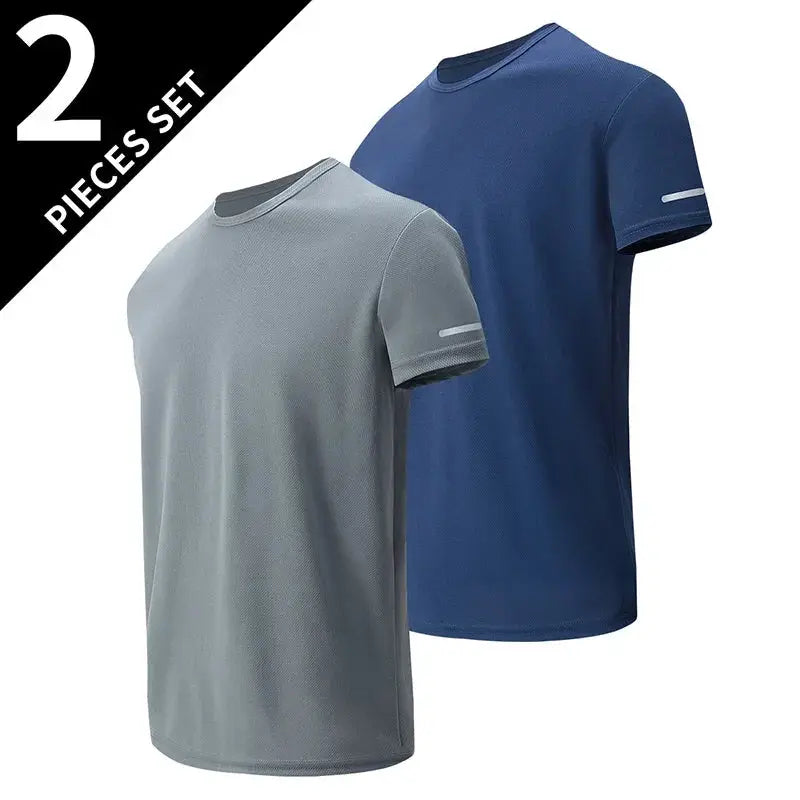 Plus-Size Men's Quick-Dry T-Shirts Set — product view 16