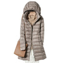 Detachable Hood Fitted Puffer Jacket