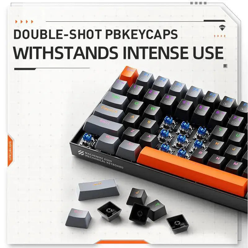Machenike Mechanical Keyboard Hot Swappable TKL RGB