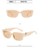 Retro Rectangle Sunglasses Women Brand Designer Vintage Classic