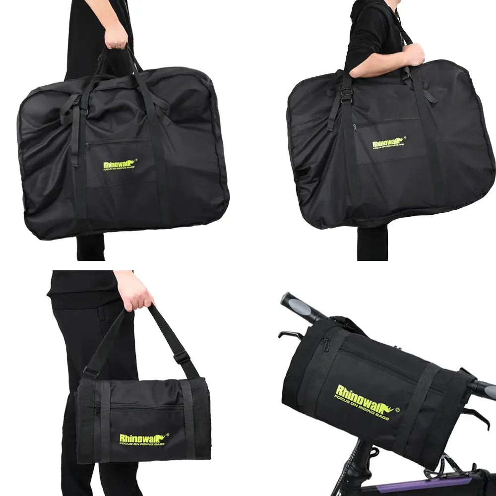 Rhinowalk Folding Bike Storage Bag Thickened Fits 20-Inch Or 16-Inch Portable Folding Bike Light Bike Travel Carry Handbag Cover