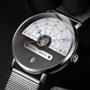 Business Mens Watch - Auto Date Steel Quartz Gift