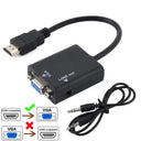 Hdmi To Vga Adapter With Audio