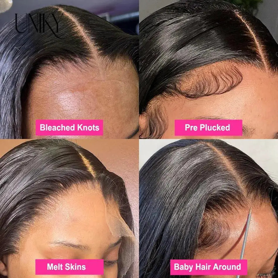 Premium Body Wave Lace Front Human Hair Wig Short Bob Style