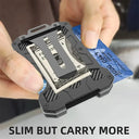 Slim Wallet with Money Clip for Men
