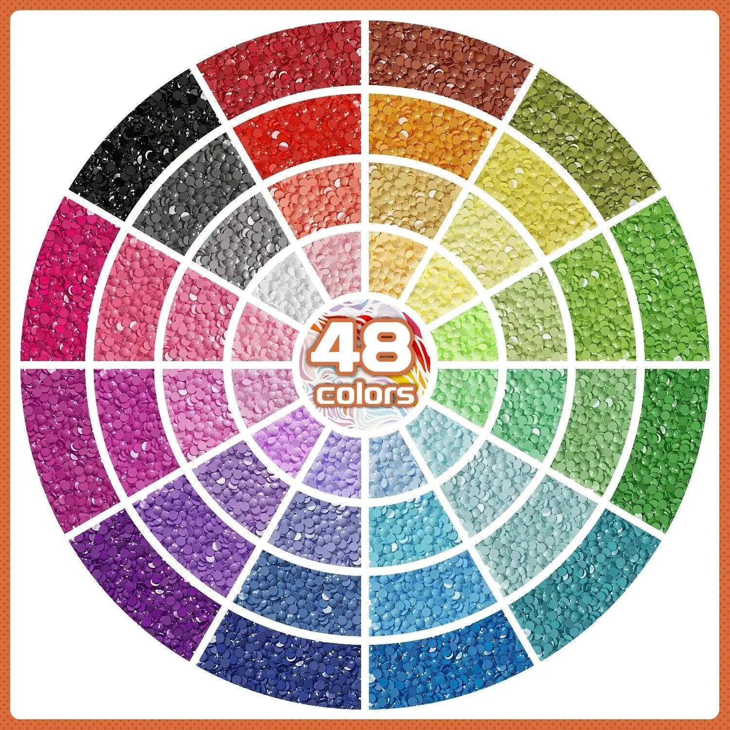 ARTDOT Cartoon Diamond Painting Stickers Kit 38 Pieces
