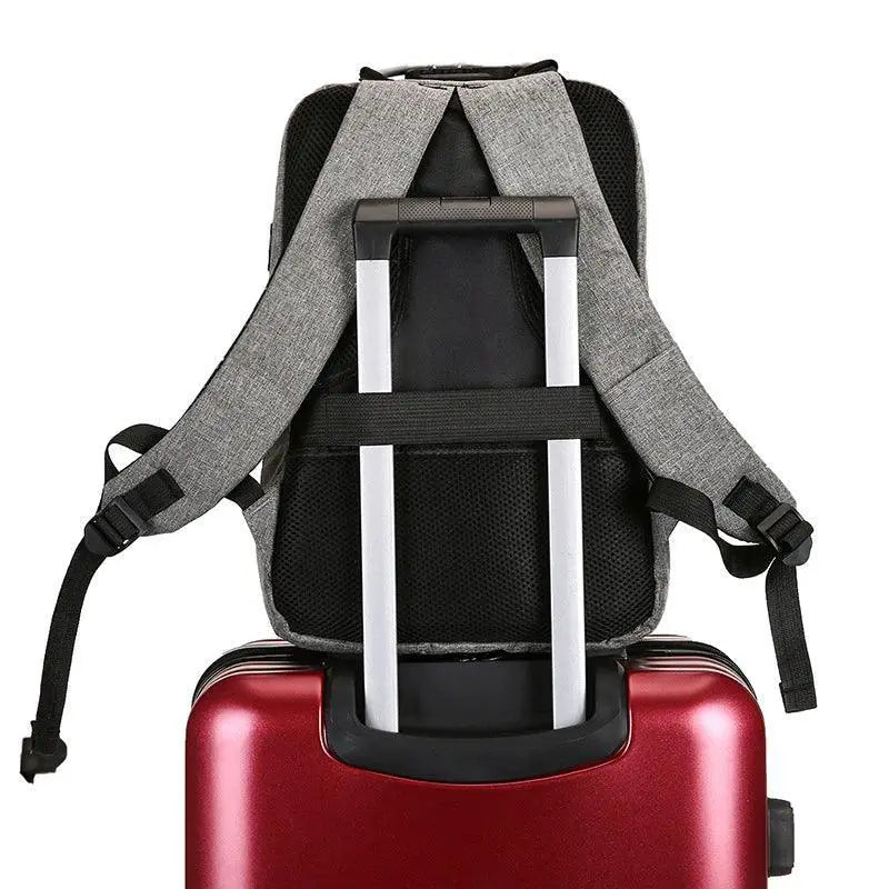 Mens Waterproof Backpack With Charging Port For Business