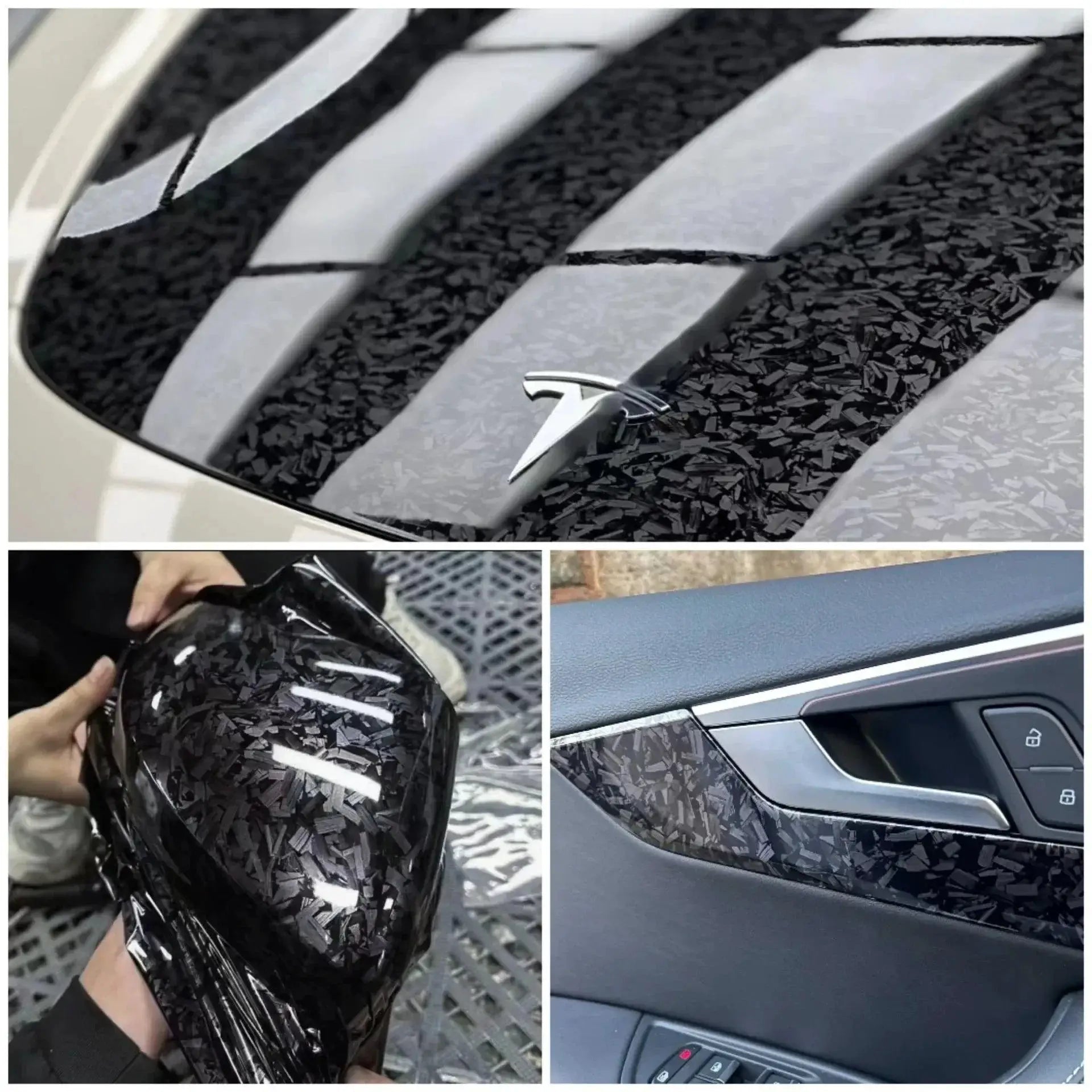 Forged Carbon Fiber Vinyl Wrap Roll Premium Quality Film