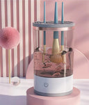 USB Electric Makeup Brush Cleaner Portable 3 In 1 Device