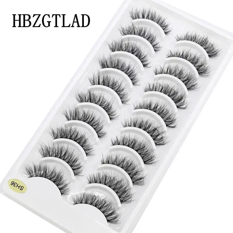Glamorous Handmade 3D Mink Crisscross Eyelashes 10 Pairs