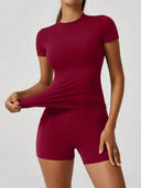 Women Yoga Butt Lifting Shorts High Waist Control