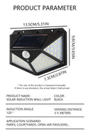 100LED Solar Wall Lamp Outdoor Waterproof Motion Sensor Lamp