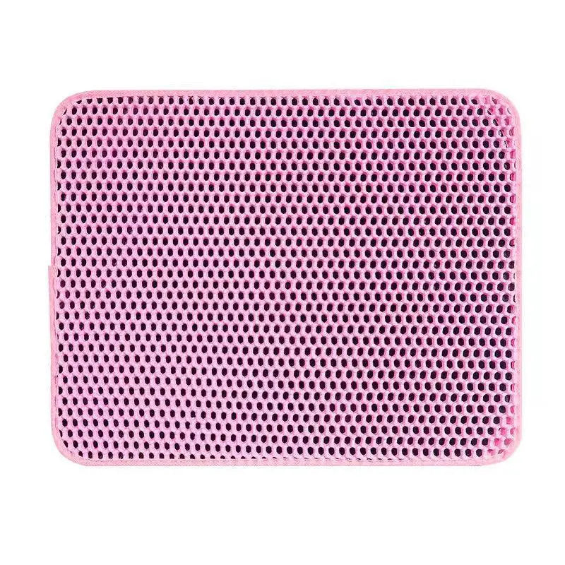 Double Layer Cat Litter Mat Waterproof Non Slip Pad