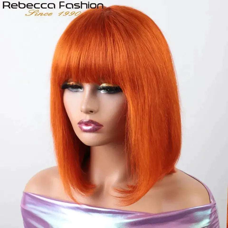 Burgundy Highlight Bob Wig 99J Color Fast Shipping