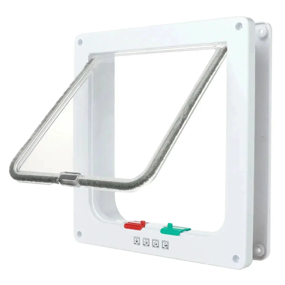 Cat Flap Door With 4 Way Lock Easy Install Quality Material